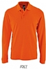 Polo Manga Larga Hombre Perfect Sols - Color Naranja